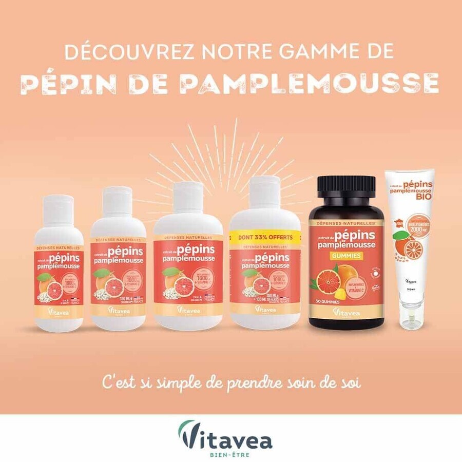 Vitavea Santé Estratto di semi di pompelmo Difese naturali 100ml