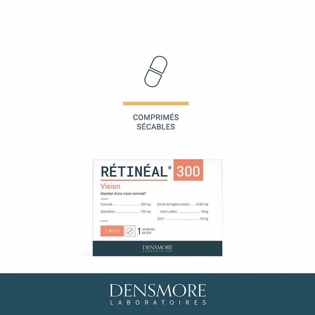 Densmore Ophtalmologie Retineal Maintien de la Vision 30 comprimés