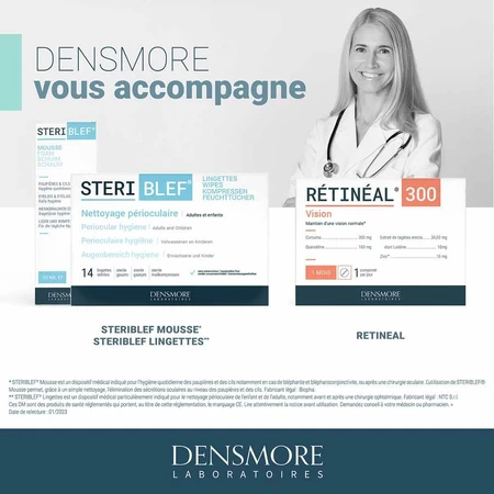Densmore Ophtalmologie Retineal Maintien de la Vision 30 comprimés