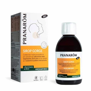 Pranarôm Aromaforce Jarabe para la Garganta con Miel y Ravintsara Bio 150 ml