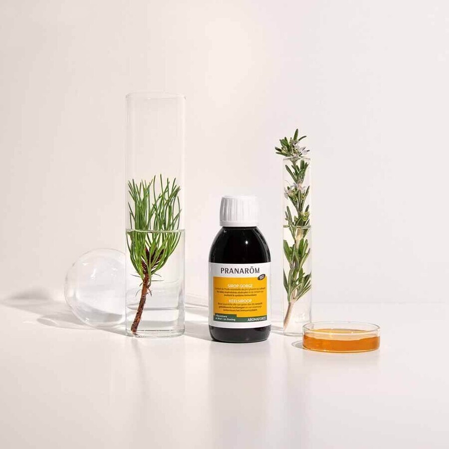 Pranarôm Aromaforce Keelstroop met Honing en Ravintsara Bio 150 ml
