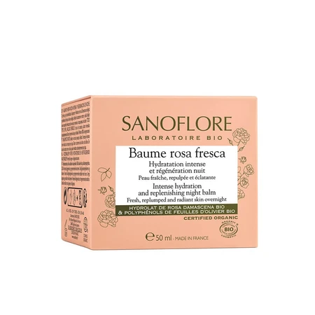 Sanoflore Rosa Baume De Rosee Hydratation Intense Et Regeneration Nuit 50ml