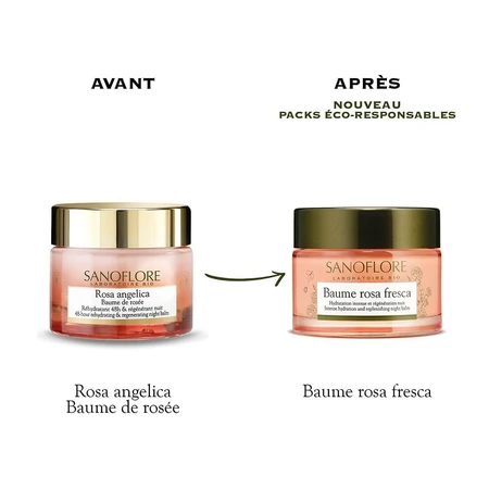 Sanoflore Rosa Baume De Rosee Hydratation Intense Et Regeneration Nuit 50ml