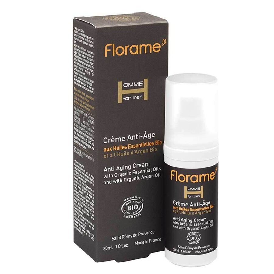 Florame Homme For Men Bio-Anti-Ageing-Creme 30ml