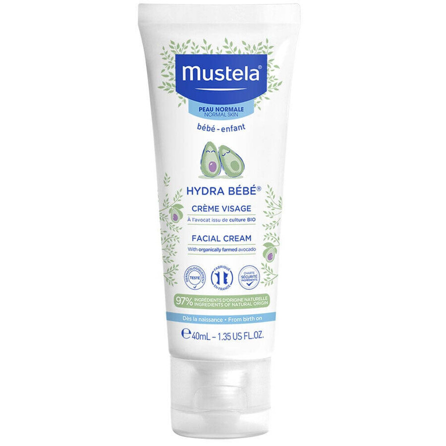 Mustela Gesichtscreme Normale Haut Hydra Bebe 40ml Mustela Gesichtscreme Normale Haut Hydra Bebe 40ml