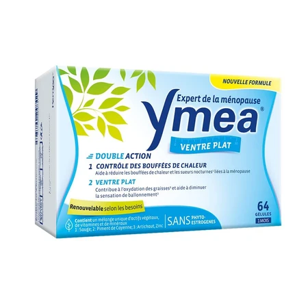 Ymea Menopauze Platte Buik 64 capsules