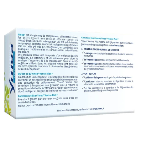 Ymea Menopauze Platte Buik 64 capsules