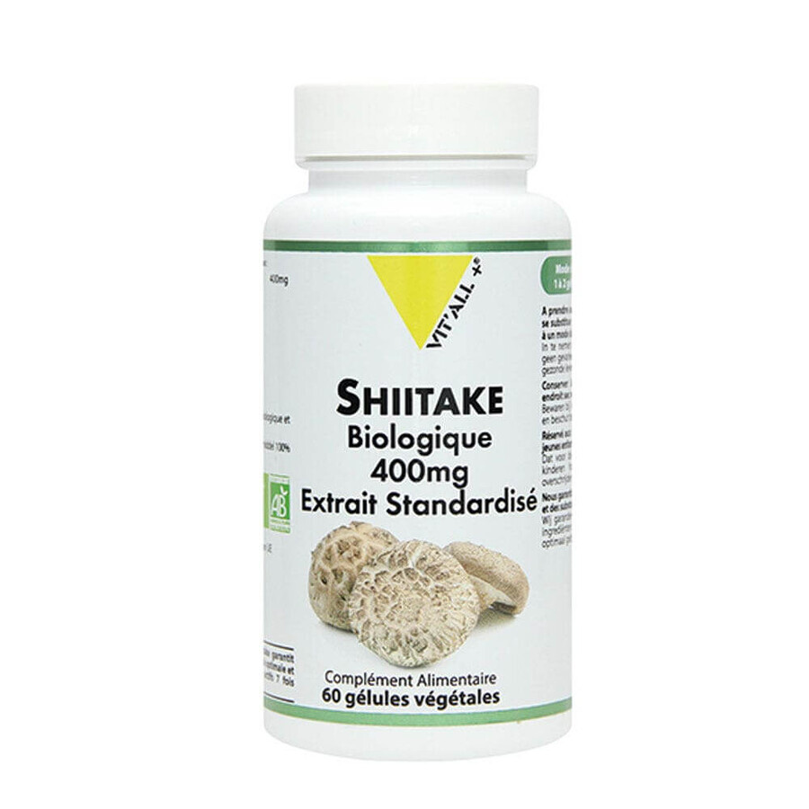 Vit'All+ Shiitake Ecológico 400 mg 60 cápsulas