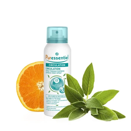 Puressentiel Circulation Spray Express Tonique Aux 17 Circulation 100ml