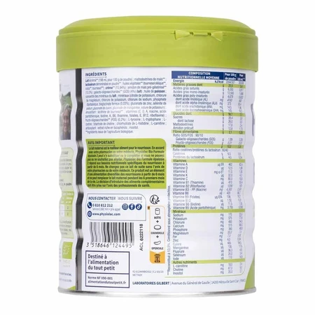 Physiolac 2 Bio Dikke Formule 800g