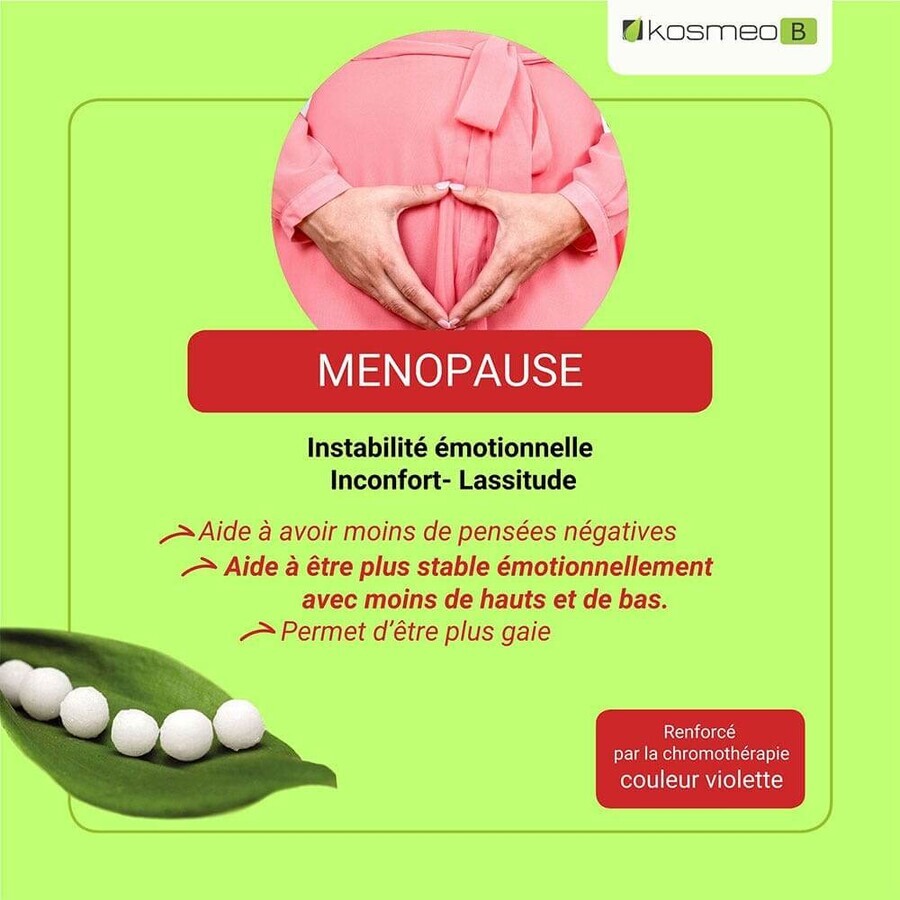 Kosmeo Fleurs de Bach Ménopause Bio 120 granules