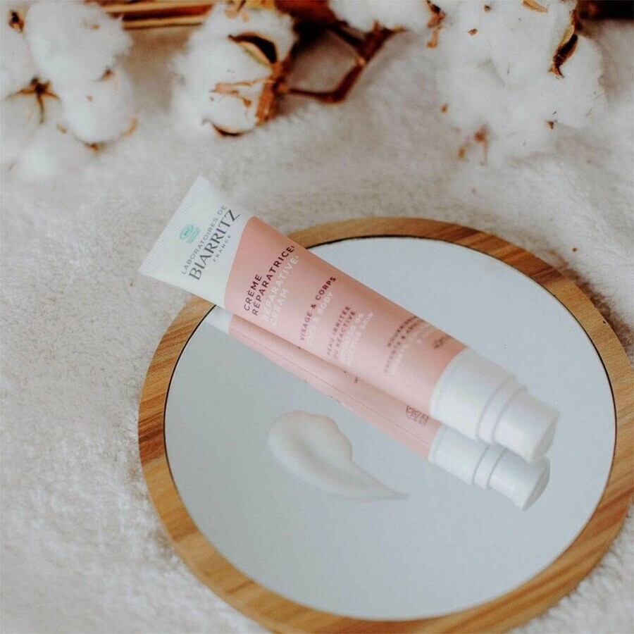 Laboratoires De Biarritz Réparateurs Crème Réparatrice Bio Peaux irritées ou réactives 40ml