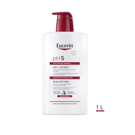 Eucerin Ph5 Reinigingsgel Gevoelige en Droge Huid 1L
