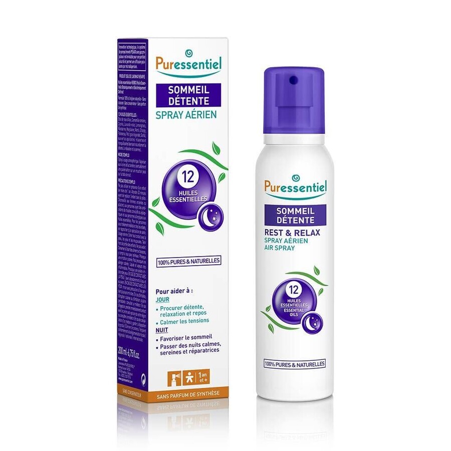 Buy Puressentiel Serene Sleep and Relaxation Air Spray 12 essential oils 200ml Puressentiel Serene Sleep and Relaxation Air Spray 12 essential oils 200ml