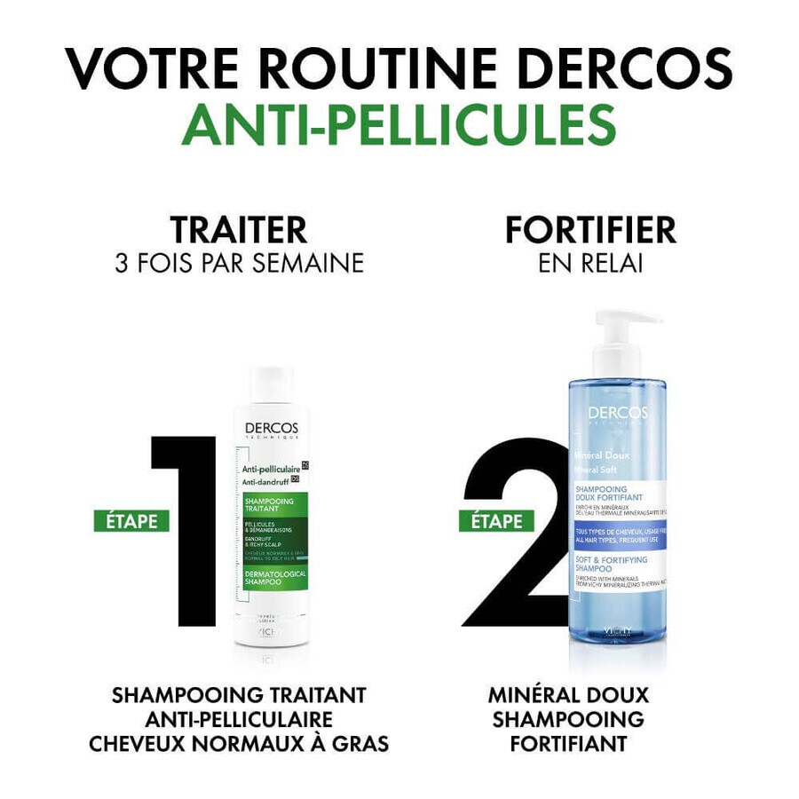 Vichy Dercos Roos en Jeuk Behandeling Shampoo Normaal tot vet haar 200ml Vichy Dercos Roos en Jeuk Behandeling Shampoo Normaal tot vet haar 200ml