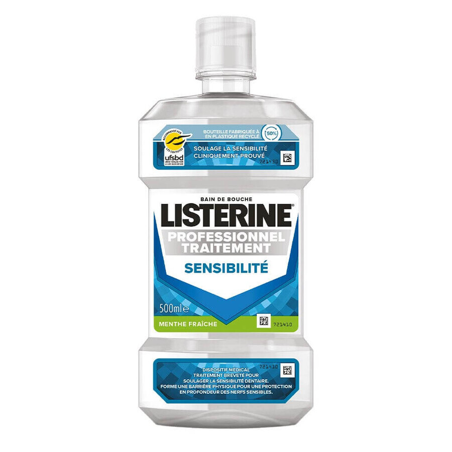Shop Listerine Bain De Bouche Traitement Sensibilite Menthe Fraîche 500 ml Listerine Bain De Bouche Traitement Sensibilite Menthe Fraîche 500 ml
