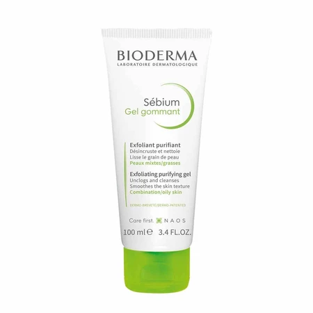 Bioderma Sebium Exfoliating Exfoliating Scrub Reinigende gemischte bis fettige Haut 100ml