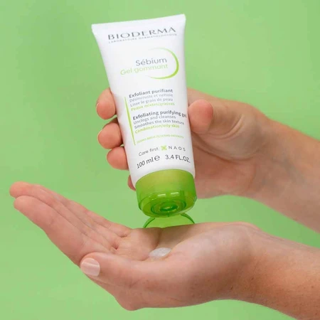 Bioderma Sebium Exfoliating Exfoliating Scrub Reinigende gemischte bis fettige Haut 100ml