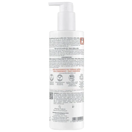 Avène Xeracalm Nutrition Voedende vloeibare melk voor gezicht en lichaam Gevoelige en droge huid 400ml