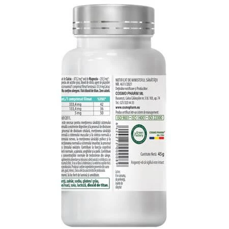 Cal-Mag-Zinc, 30 tablets, Cosmopharm