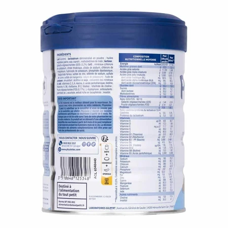 Physiolac 2 Leche en Polvo 6 a 12 meses 800g