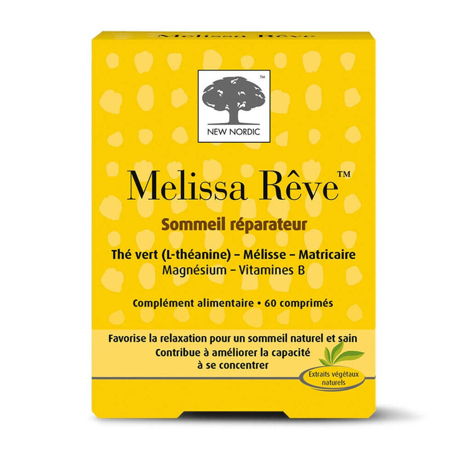 New Nordic Melissa Reve 60 Comprimes