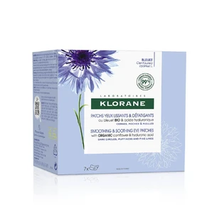 Klorane Cornflower Express Bio and Hyaluronic Acid Defatting Eye Patches 7x2