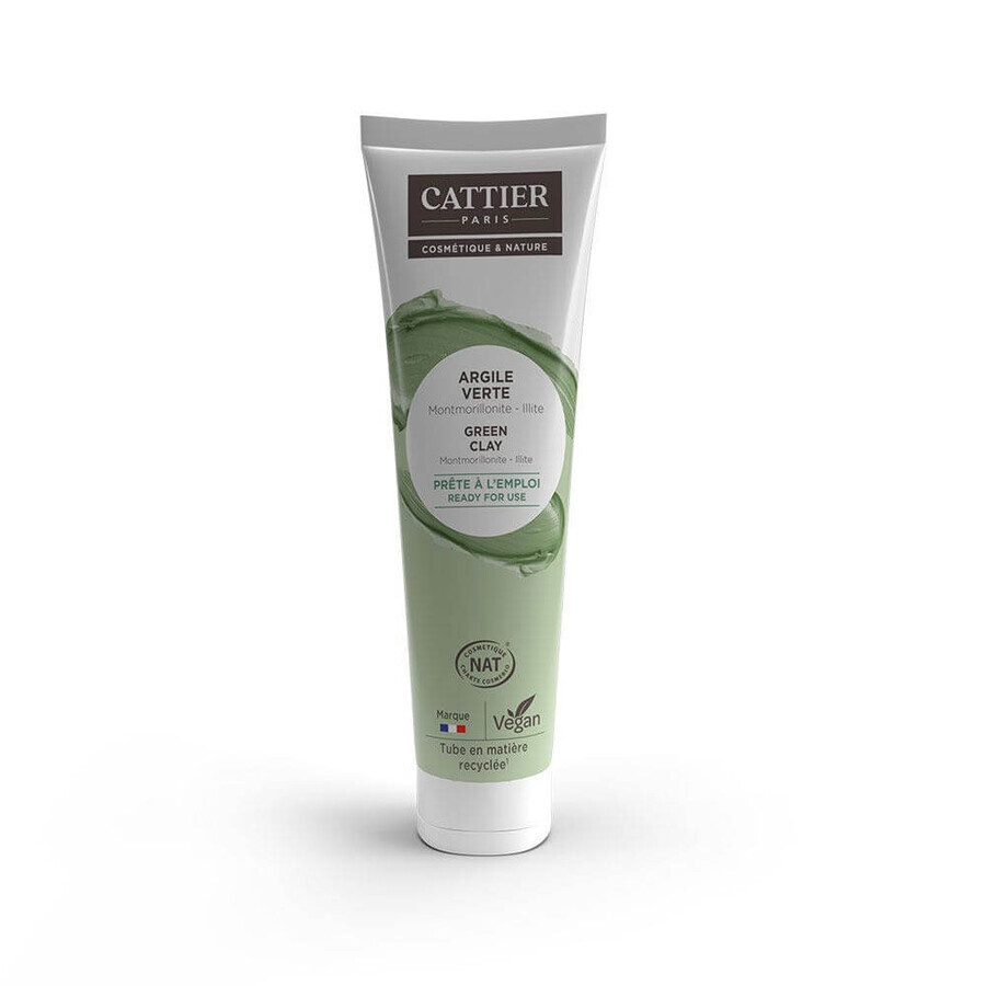 Cattier Ready-to-use green clay mixed to oily skin 400g