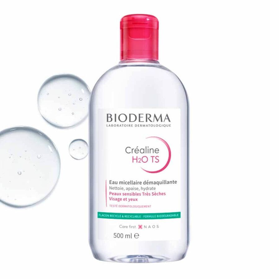 Bioderma Crealine Acqua micellare Struccante Pelle Sensibile o molto secca 500ml Bioderma Crealine Acqua micellare Struccante Pelle Sensibile o molto secca 500ml