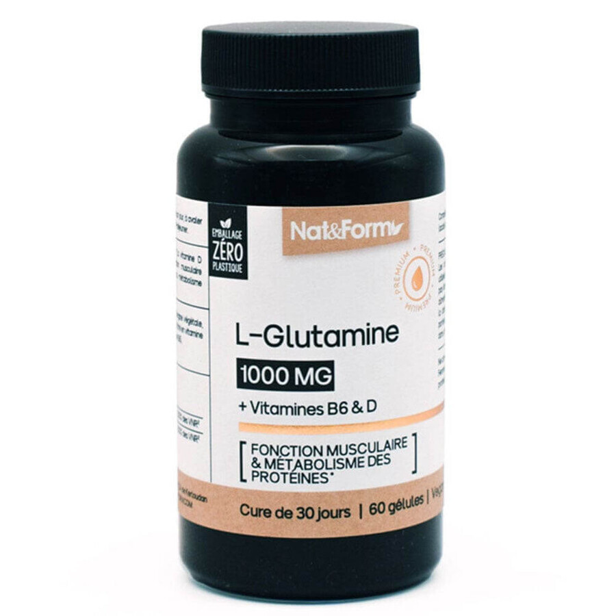 Acquista Nat&Form Premium L-Glutammina 60 capsule Nat&Form Premium L-Glutammina 60 capsule