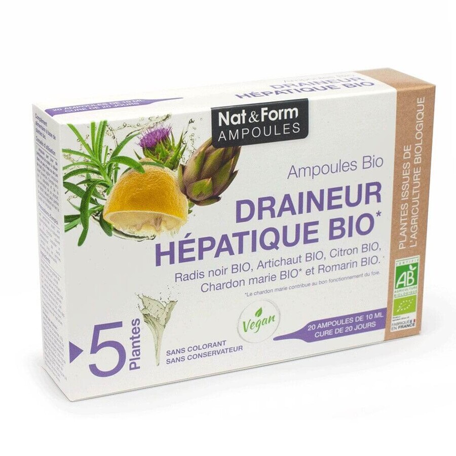 Nat&Form DRENANTI PER FEGATO BIO 20 fiale