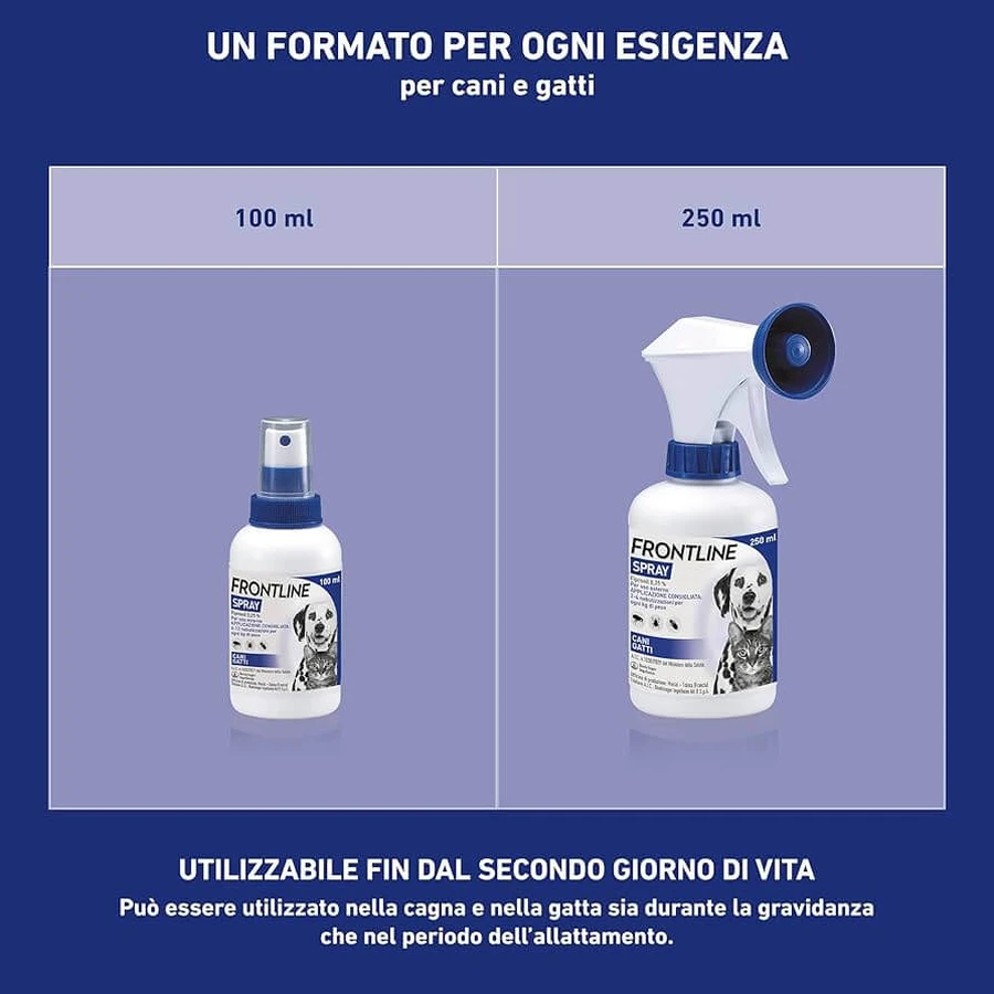 Frontline Antiparasitäres Spray für Hunde und Katzen 100ml