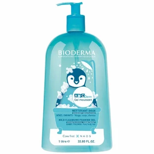 Bioderma Abcderm Baby and Child Gentle Foaming Cleansing Gel 1L