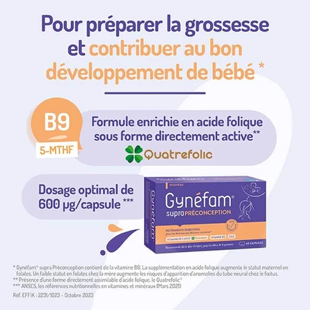 Effik Gynéfam Pregnancy Supra Gold 28 bags
