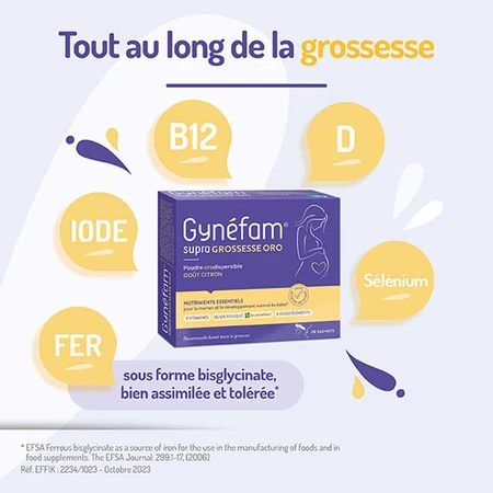Effik Gynéfam Pregnancy Supra Gold 28 bags
