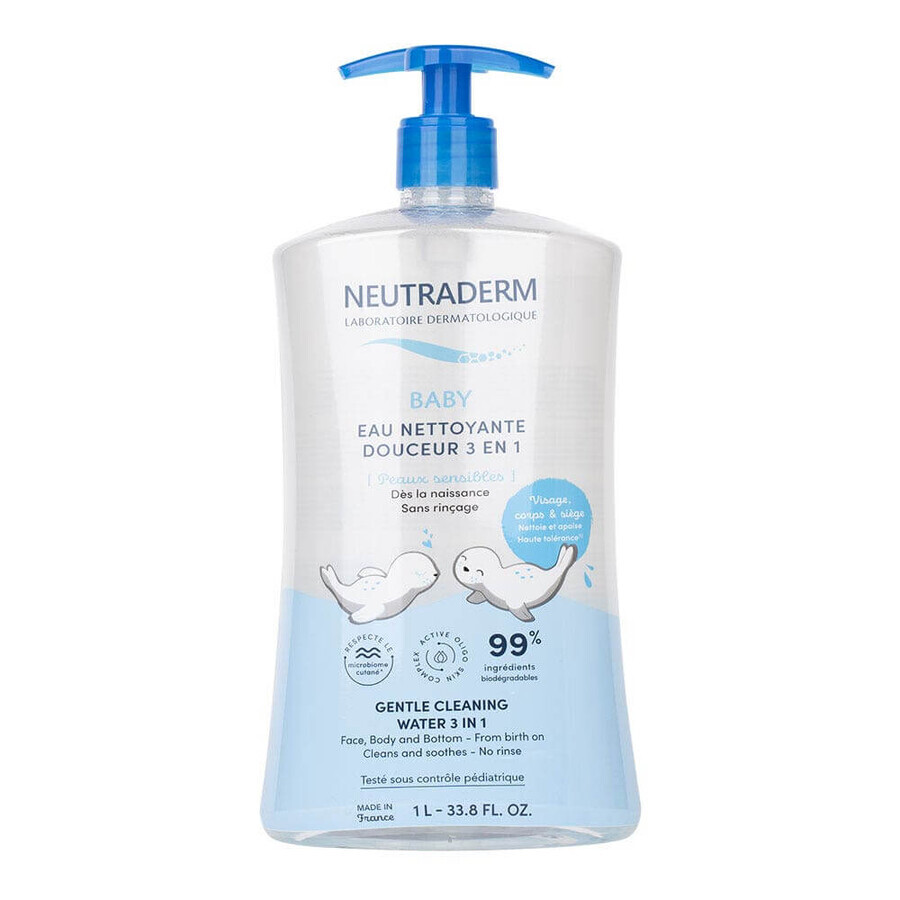 Comprar Neutraderm Baby Eau Nettoyante Douceur 3 En 1 Peaux Sensibles 1l Neutraderm Baby Eau Nettoyante Douceur 3 En 1 Peaux Sensibles 1l