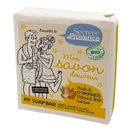 Secrets de Provence Zeep met Zoete Amandelolie Geur Calisson 100g