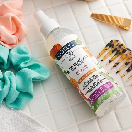 Coslys Biologische Aloë Vera en Abrikozen Reinigingsspray Pour tous les types de capelles 200 ml