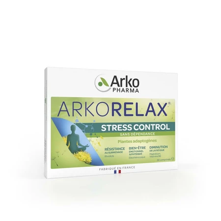 Arkopharma Arkorelax Stress Control Magnesio, Vitamina B6 30 comprimidos