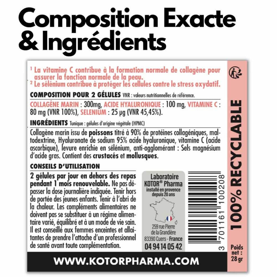 Kotor Pharma Skin Complex 60 capsules