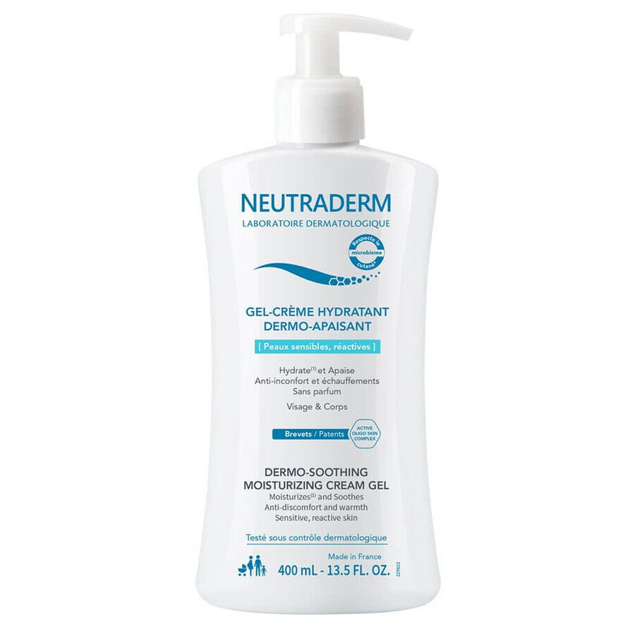 Neutraderm Feuchtigkeitsspendende Gel-Creme Dermo-beruhigende empfindliche Haut 400 ml