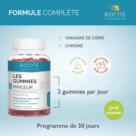 Chicle adelgazante Biocyte x60