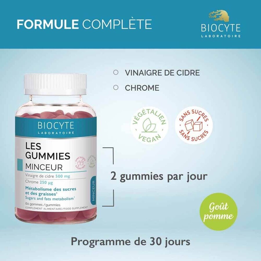 Chicle adelgazante Biocyte x60
