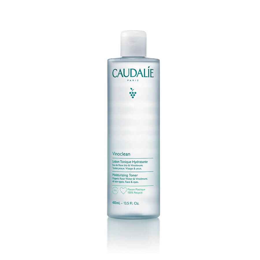 Caudalie Vinoclean Feuchtigkeitsspendende Tonic-Lotion für Gesicht und Augen 400ml