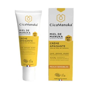 Cica Manuka Organic Crema Calmante con Miel de Manuka IAA15+ para pieles sensibles 75ml