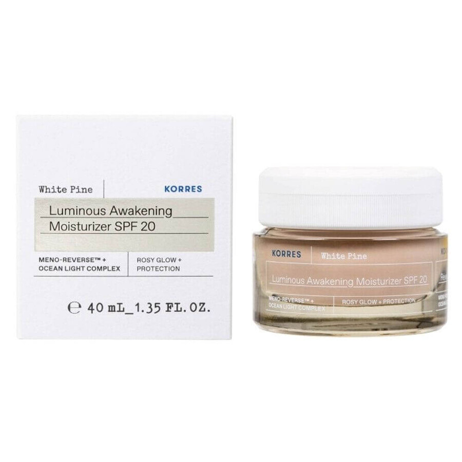 Winkel op Korres Witte den - MenoReverse Lichtgevende Ontwakende Crème SPF20 40 ml Korres Witte den - MenoReverse Lichtgevende Ontwakende Crème SPF20 40 ml