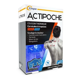 Actipoche 24x8 cm microsphere thermal neck and trapezium pillow