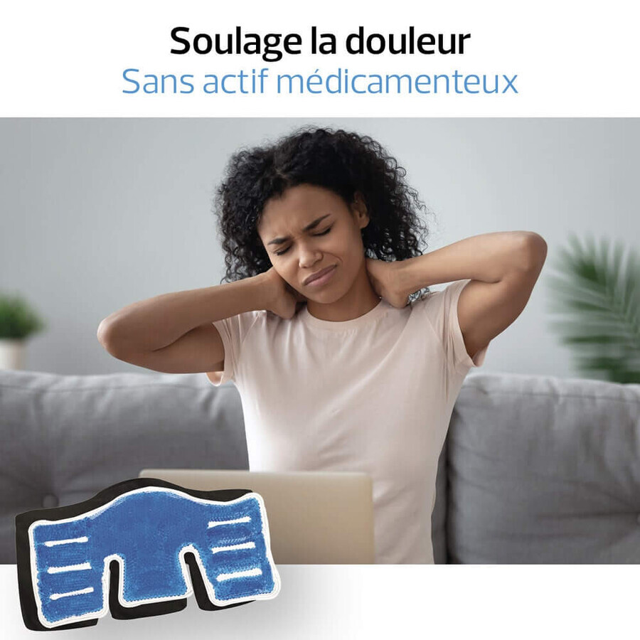 Actipoche Coussin Thermique Microbilles Cervicales Et Trapezes 24x8cm