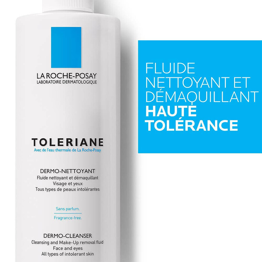 La Roche-Posay Toleriane Derma Fluido Limpiador Rostro y Ojos 400ml La Roche-Posay Toleriane Derma Fluido Limpiador Rostro y Ojos 400ml