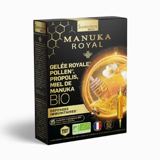 Santarome Miel de Manuka Ecológica Jalea Real Polen Propóleo 20 viales